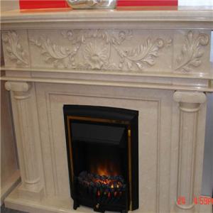 Fireplace Beige Marble 4
