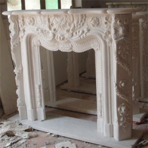 Fireplace White Marble 3