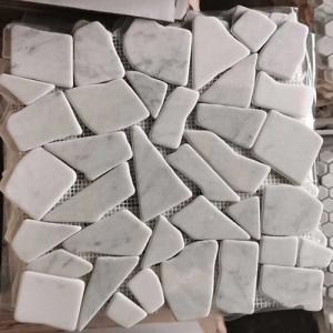 Carrara white mosaic CA005