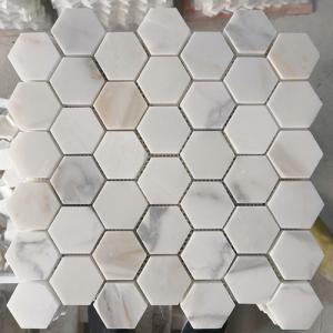 Calacatta gold mosaic 002