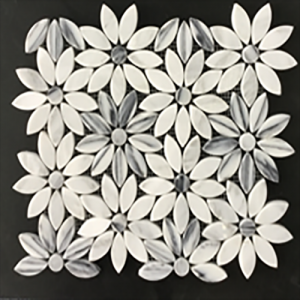 Oriental White mosaic OW009