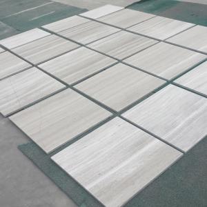 White wood tile